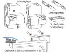 GU Schwingflgel Grundkarton silber Unitas 4 K-14160-00-0-1