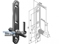 Fentro Gewindekegel-F, G1/4, Gr.60 schwarz 457790