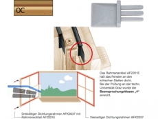 Dichtung-Eckteil AF2201E-OC ocker fr Eurofalz ($1000)