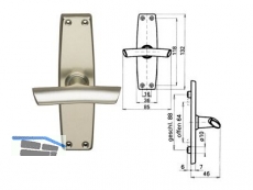 Fenstertrieb 1020 FAVORIT F2 neusilber eloxiert