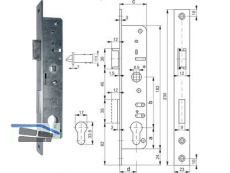 Portalschloss 873 35mm mit Wechsel S065A64000 223911