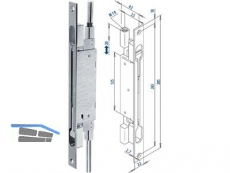 Trkantriegel Fuhr 345K Dorn 35 mm verzinkt