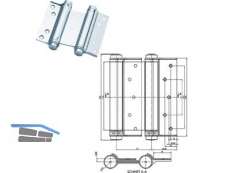 Pendeltrband 42 verzinkt TS 45-50 mm