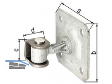 Torband mit Wandplatte M 20 418403