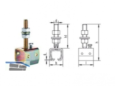 Muffe Helm 304 HV verzinkt 030420