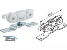 Rollapparat 73 mit Flansch zu Schiebetrbeschlag 73 007360