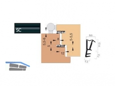Haustrdichtung Goll SF1016-SC/2 schwarz, VPE 150 lfm