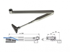 Normalgestnge Dorma zu TS 71/72/73/83 silber