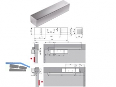 Trschliesser Dorma TS 93 B, EN 2-5 silber, ohne Gleitschiene