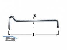 Streichdraht 55x2mm verzinkt 031.055020.00