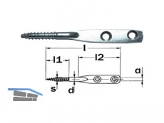 Blattschraube 80mm verzinkt 075.000080.00