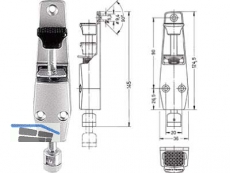 Trfeststeller silberfrbig B 3933 0101