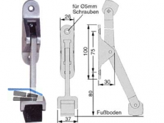 Trfeststeller 1060.02 50 kg silberfarbig einbrennlackiert