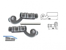 Drckerpaar, Vierkantstift lose 8,5 mm, Trstrke 38 - 45 mm