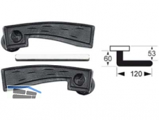 Drckerpaar, Vierkantstift lose 8,5 mm, Trstrke bis 60 mm