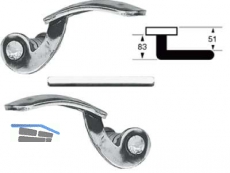 Drckerpaar, Vierkantstift lose 8,5 mm, Trstrke bis 60 mm