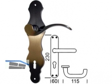 Drckerpaar, Vierkantstift lose 8,0 mm mit Hlse auf 8,5 mm, Trstrke 38-45 mm