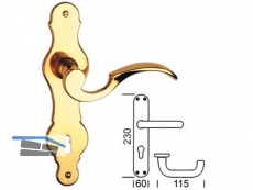 Drckerpaar, Vierkantstift lose 8,0 mm mit Hlse auf 8,5 mm, Trstrke 38-45 mm