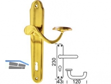 Drckerpaar, Vierkantstift lose 8,0 mm mit Hlse auf 8,5 mm, Trstrke 38-45 mm