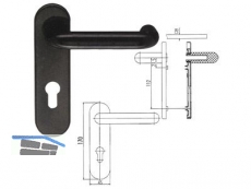 Drcker/Drcker 23 Eco-FS schwarz U-Form Kurzschild