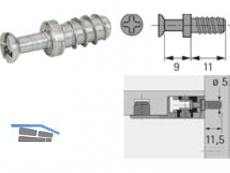 Einschraubdbel DU 327 Direktgewinde fr Bohr- 5 mm 25052