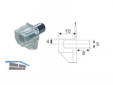 Bodentrger Bodentrger Safety-T  5 mm transparent 4303.124