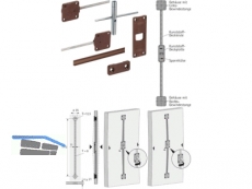 Ausrichtbeschlag fr Schrankschiebetren 45198