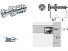 Einschraubdbel DU 321 Direktgewinde fr Bohr- 5 mm 74688