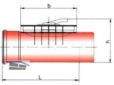 PVC-Kanal Einhandputzstck KGEP DN 150 Nr.4490