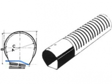 Sickerl.Rohr Fxs 250 Gelocht tunnelfrmig