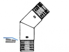 Winkelstck 45Gr. Ssw 150 mm
