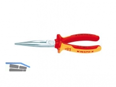 Flachrundzange Knipex 2616/200 chrom/isol. VDE