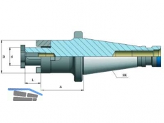 Kombiaufsteckfrsdorn DIN 6358 SK40 DIN2080 d27x21x52 D48
