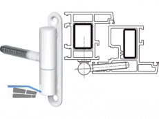 Einbohrband K 3172 WF weiss