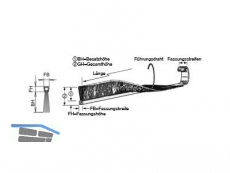 Dichtungsbrste FE 4.0-12 1000 mm Brstenhhe 12mm