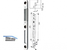 Schliessblech Doorsafe 4 mm/Stulp 16 mm rechts 259288