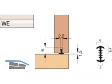 Mbeldichtung Kurzbund V 4001/D-WE/KB weiss