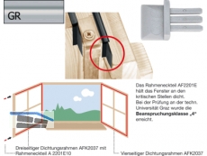 Dichtung-Eckteil AF2201E10-GR grau fr Standardfalz ($1000)