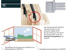 Dichtung-Eckteil AF2201E10-SC schwarz fr Standardfalz ($1000)