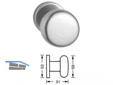 Trknopf 3H/42K fix F2 Alu neusilber 814794