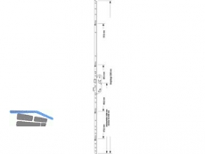 Secury Trverschluss R4 -Norm Dorn 65 65/88/8,5/2285x20 links/rechts