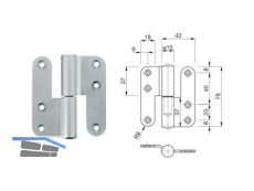 Aufschraubband ST215GL-18L-CM verchromt matt links