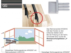 Dichtung-Eckteil AF2201E10-GG graphitgr. fr Standardfalz ($1000)