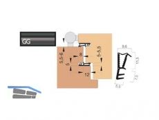 Haustrdichtung KB Goll SF1016-GG/KB graphitgrau, VPE 7 lfm