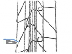 Widra-Drahtnetzwinkel 295 cm (Karton = 40 Stk.) AP - 5 drhtig