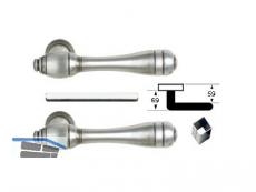 Drckerpaar, Vierkant lose 8,0 mm / 8,5 mm (mit Hlse), Trstrke bis 60 mm