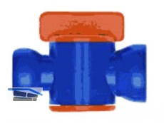 Loc-Line Absperrhahn 1/2\ mit Segment- anschluss Kugel/Pfann (1 Pkt. = 2 Stk.)