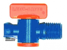 Loc-Line Absperrhahn 1/4\\ mit Auen- gewinde NPT 1/4\ (1 Pkt. = 2 Stk.)