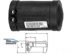 Verschlumuffe MV PE 100 DA 110 T-612033