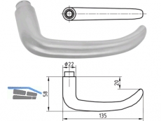 Drckerlochteil 5038 Lugano 8,5 mm Edelstahl 402242